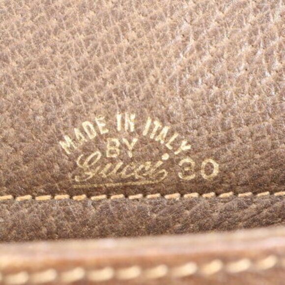 Gucci GG Supreme Sherry Leather Shoulder Bag Tote - Picture 9 of 9